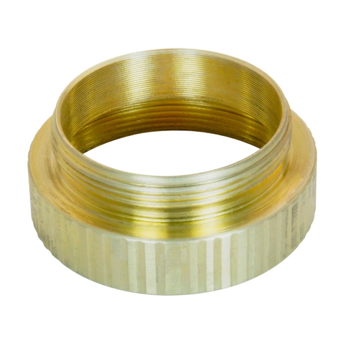 M24x0.75 male to M27x0.75 female thread adapter, bronze