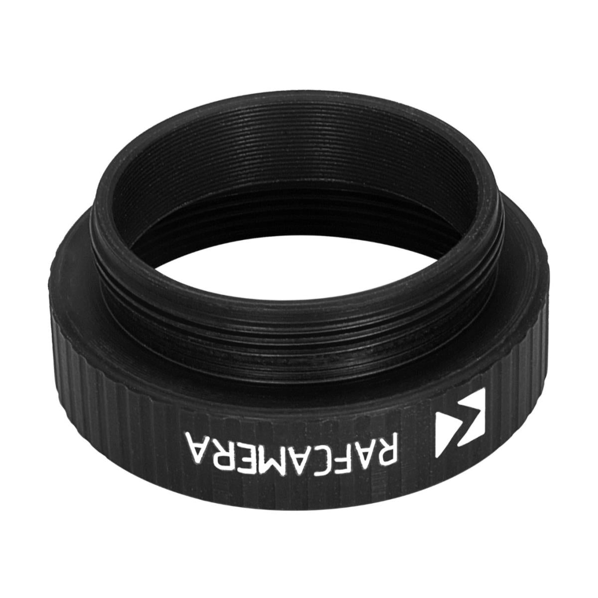 M24x0.75 male to M27x0.75 female thread adapter, black