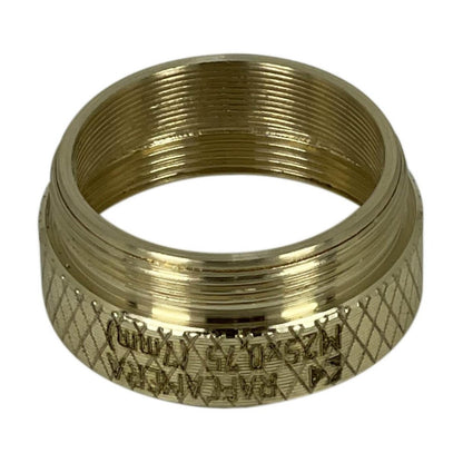 7mm extender for M25x0.75 microscope objectives, bronze