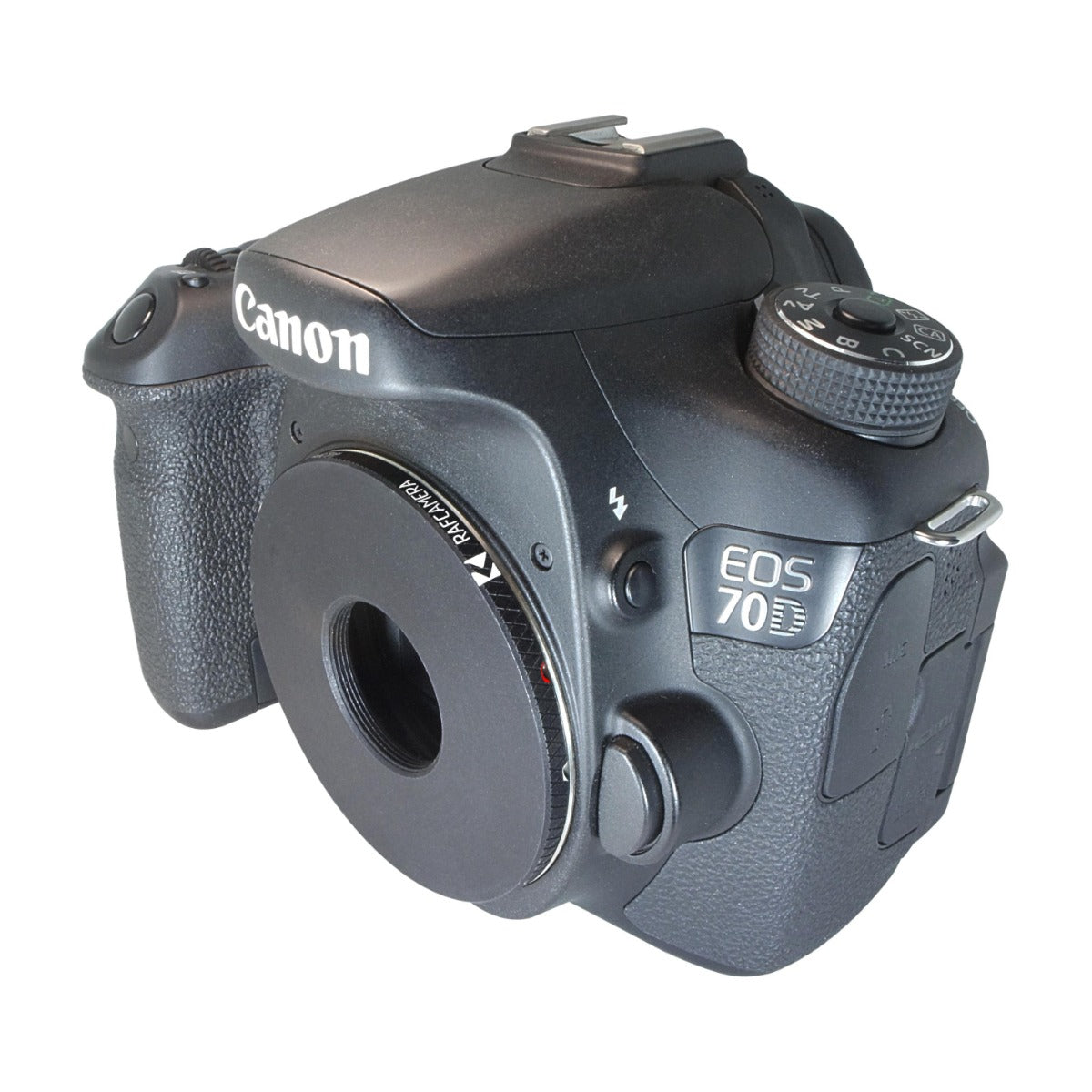 M25x0.75 female thread to Canon EOS camera mount adapter