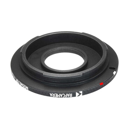 M25x0.75 female thread to Canon EOS camera mount adapter
