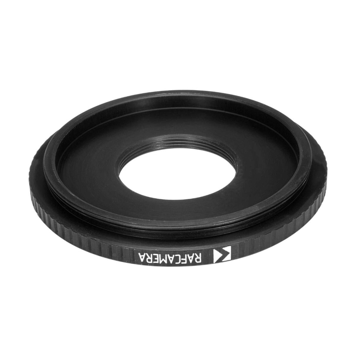 M55x0.75 male to M25x0.75 female thread adapter (55mm to 25mm step-down ring)