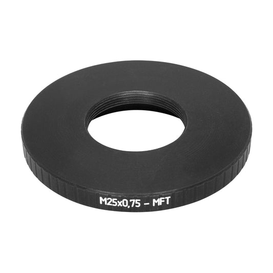 M25x0.75 female thread to MFT (micro 4/3) camera mount adapter
