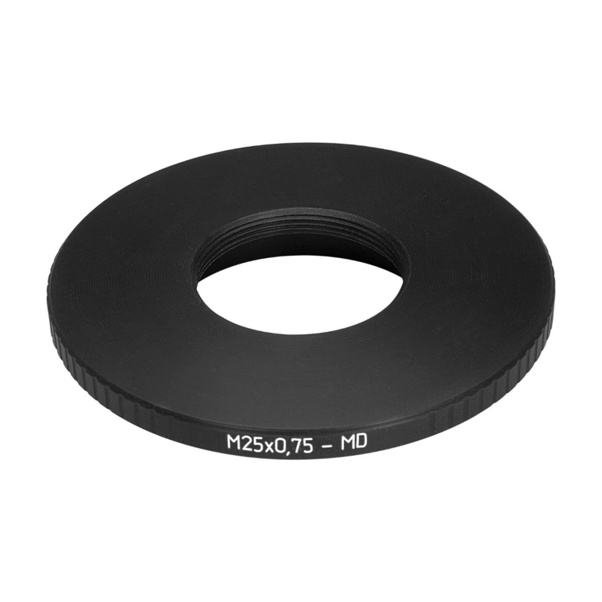 M25x0.75 female thread to Minolta MD camera mount adapter