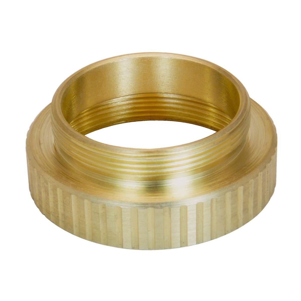 M25x0.75 male to M27x0.75 female thread adapter, bronze