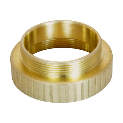 M25x0.75 male to M28x0.75 female thread adapter, bronze