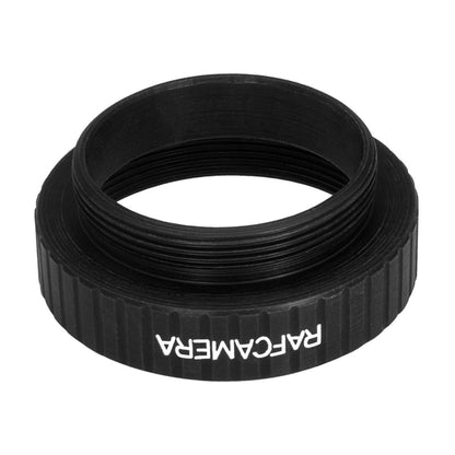 M25x0.75 male to M28x0.75 female thread adapter, black