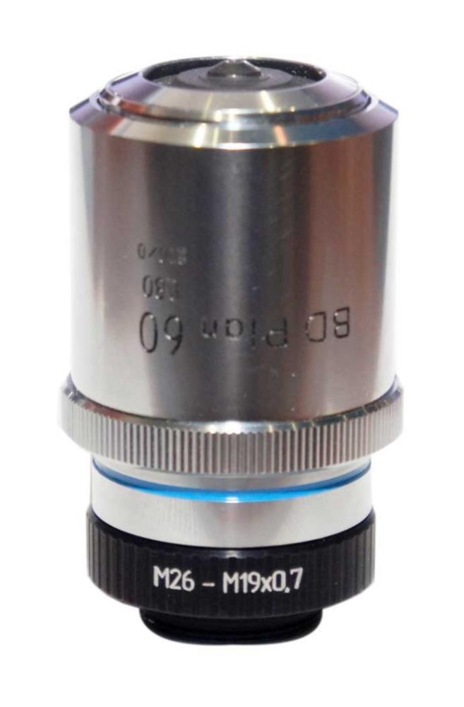 M19x0.75 male to M26x0.75 female thread adapter, black