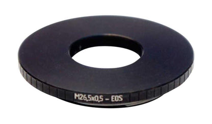 M26.5x0.5 female thread to Canon EOS camera mount adapter