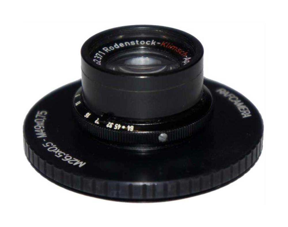 M49x0.75 male to M26.5x0.5 female thread adapter (49mm to 26.5mm step-down ring)