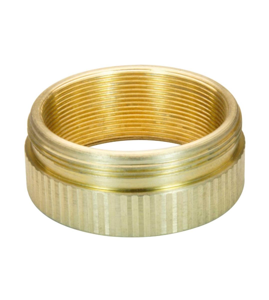 M30x0.75 male to M26x0.7 (36tpi, Mitutoyo) female thread adapter, bronze