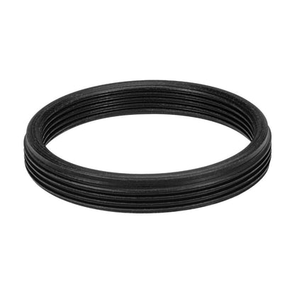 M30x0.75 male to M26x0.7 (0.75) female thread adapter, flangeless, black