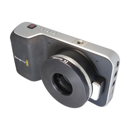 M26x0.7 (36 tpi, Mitutoyo) female thread to MFT (micro 4/3) camera mount adapter