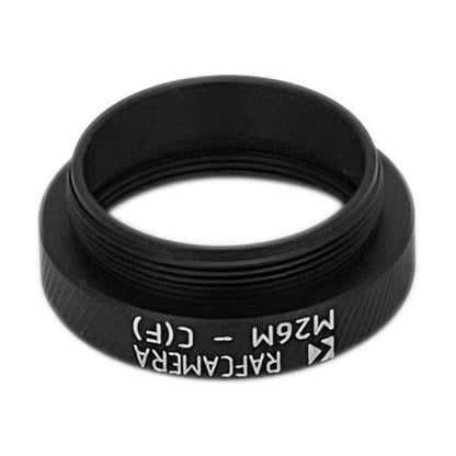 M26x0.75 male to C-mount female thread adapter