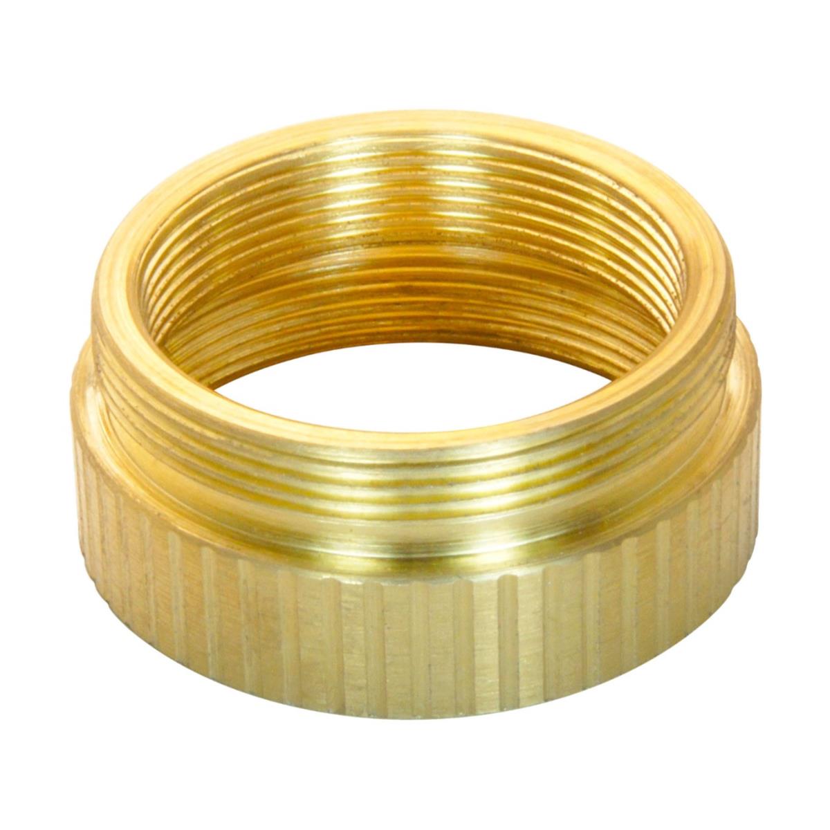 M26x0.75 male to M25x0.75 female thread adapter, bronze