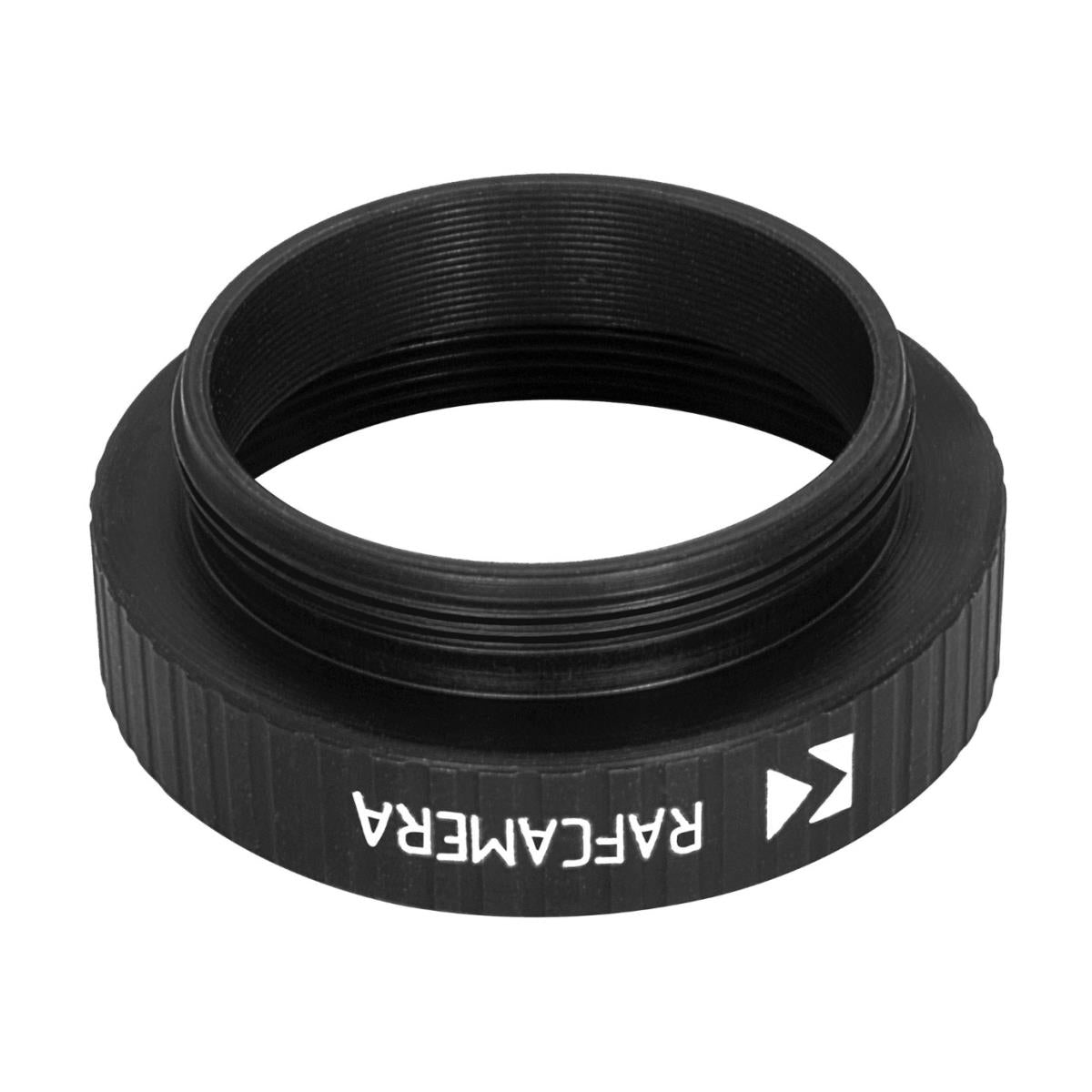 M26x0.75 male to M30x0.75 female thread adapter, black