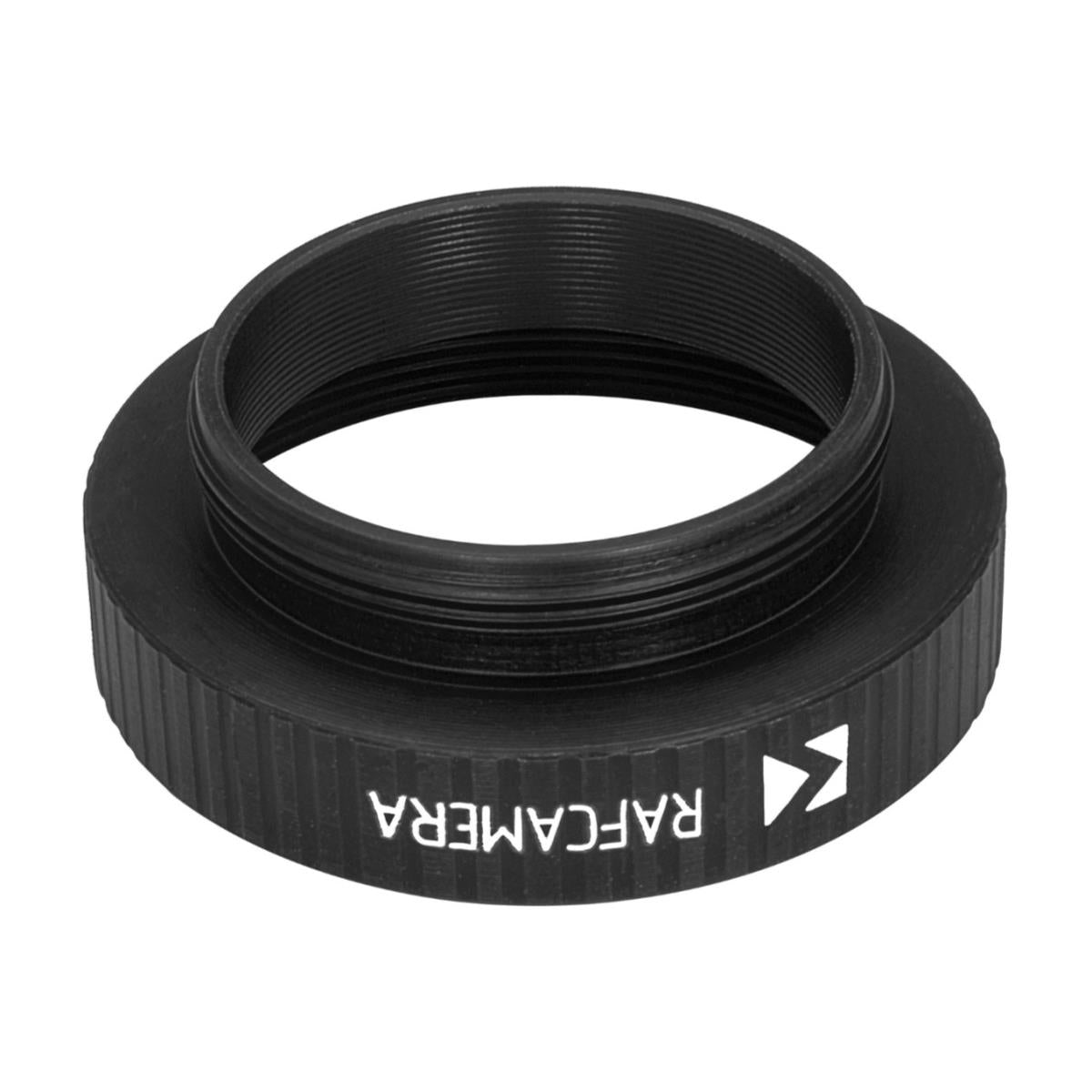M26x0.75 male to M32x0.75 female thread adapter, black
