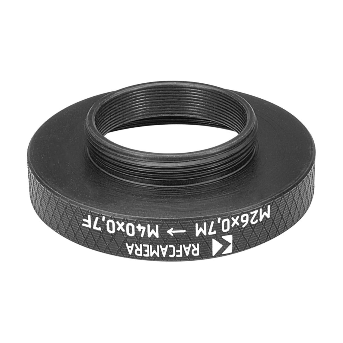 M26x0.7 male to M40x0.7 female thread adapter for Mitutoyo