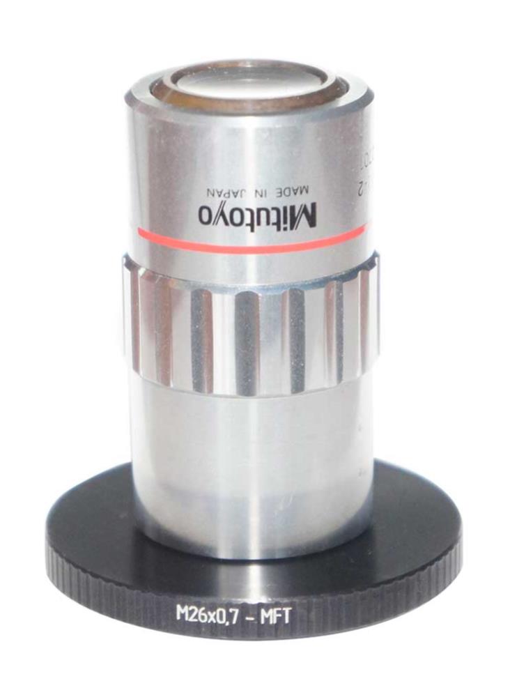 M26x0.7 (36 tpi, Mitutoyo) female thread to MFT (micro 4/3) camera mount adapter