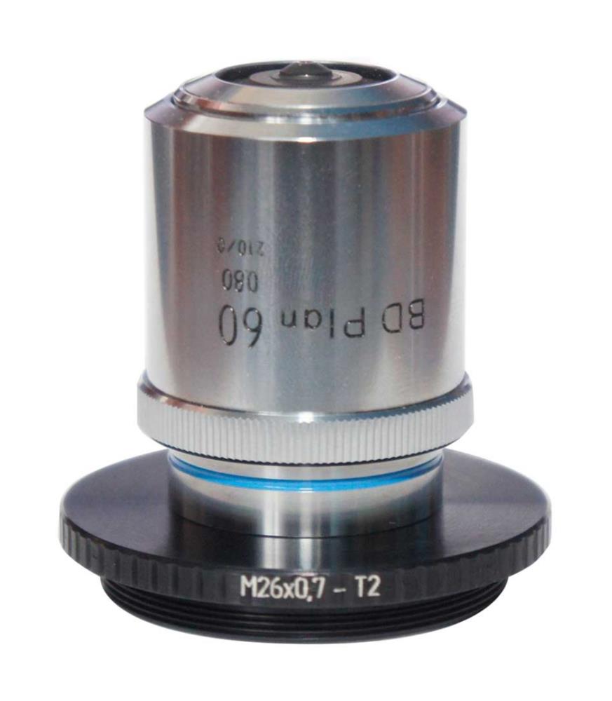 M26x0.75 (36 tpi) female to M42x0.75 (T2) male thread adapter