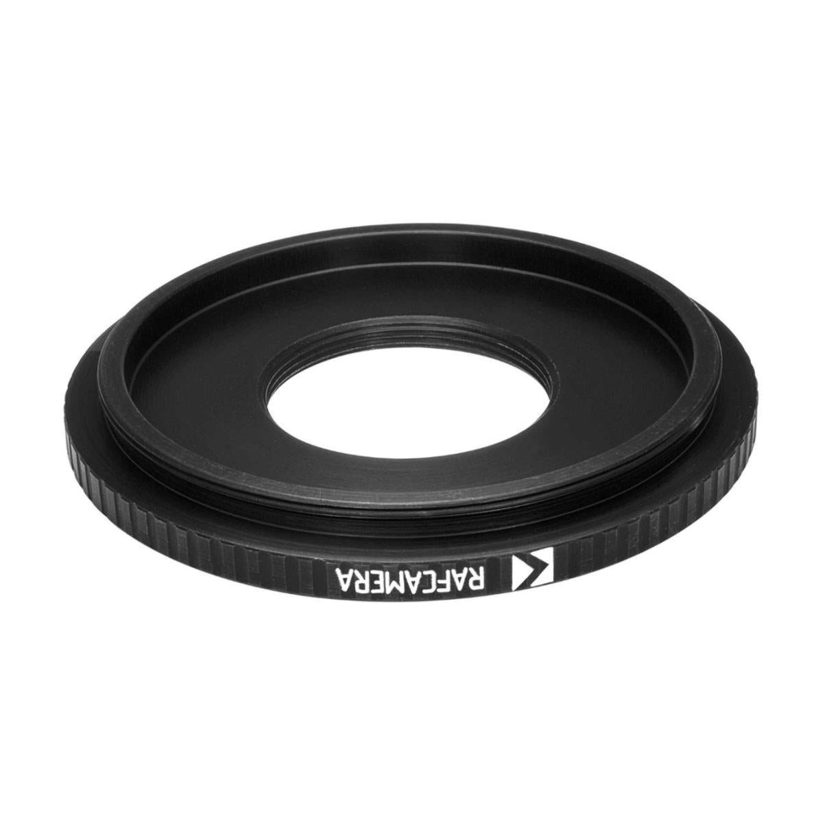 M55x0.75 male to M26x0.75 female thread adapter (55mm to 26mm step-down ring)