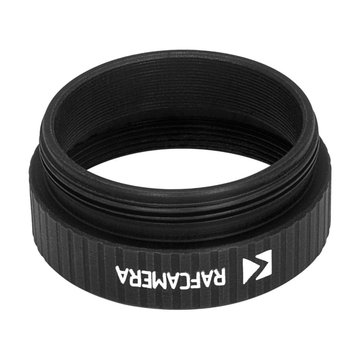 M26x0.75 male to M26x0.7 (36tpi, Mitutoyo) female thread adapter, black