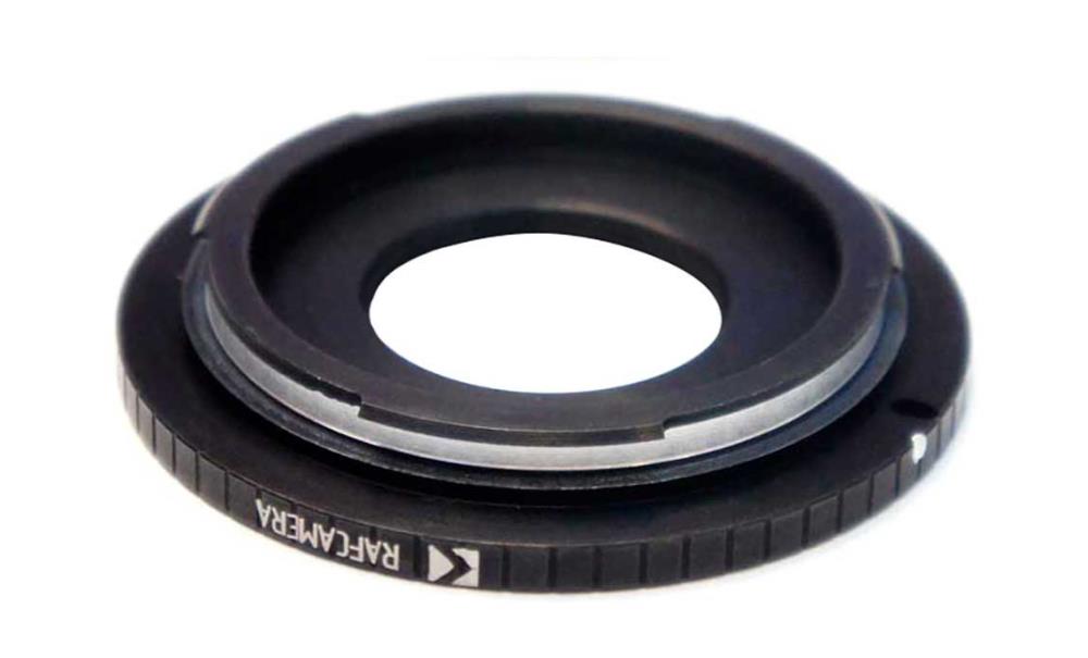 M27x0.75 female thread to Canon EOS camera mount adapter