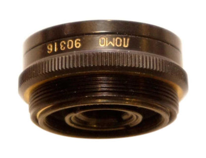 M30x0.75 male to M27x0.75 female thread adapter, flangeless, black