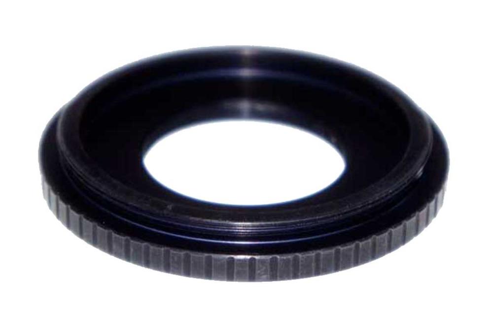 M49x0.75 male to M27x0.75 female thread adapter (49mm to 27mm step-down ring)