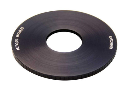 M72x0.75 male to M27x0.75 female thread adapter (72mm to 27mm step-down ring)