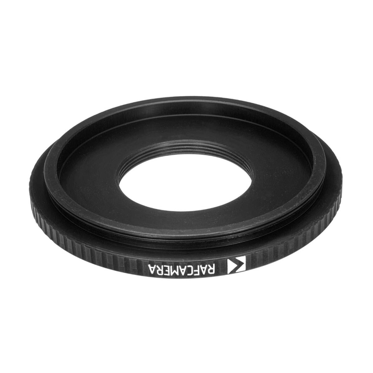 M55x0.75 male to M27x0.75 female thread adapter (55mm to 27mm step-down ring)