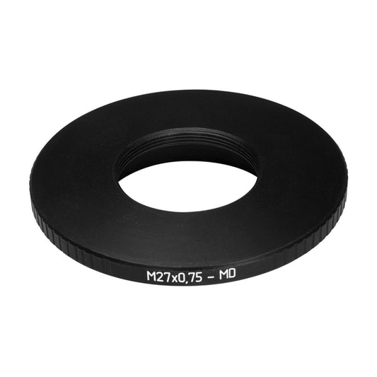 M27x0.75 female thread to Minolta MD camera mount adapter