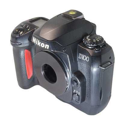 M27x0.75 female thread to Nikon F camera mount adapter