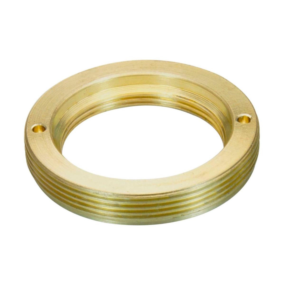 M27x0.75 male to M19x0.75 female thread adapter, flangeless, bronze