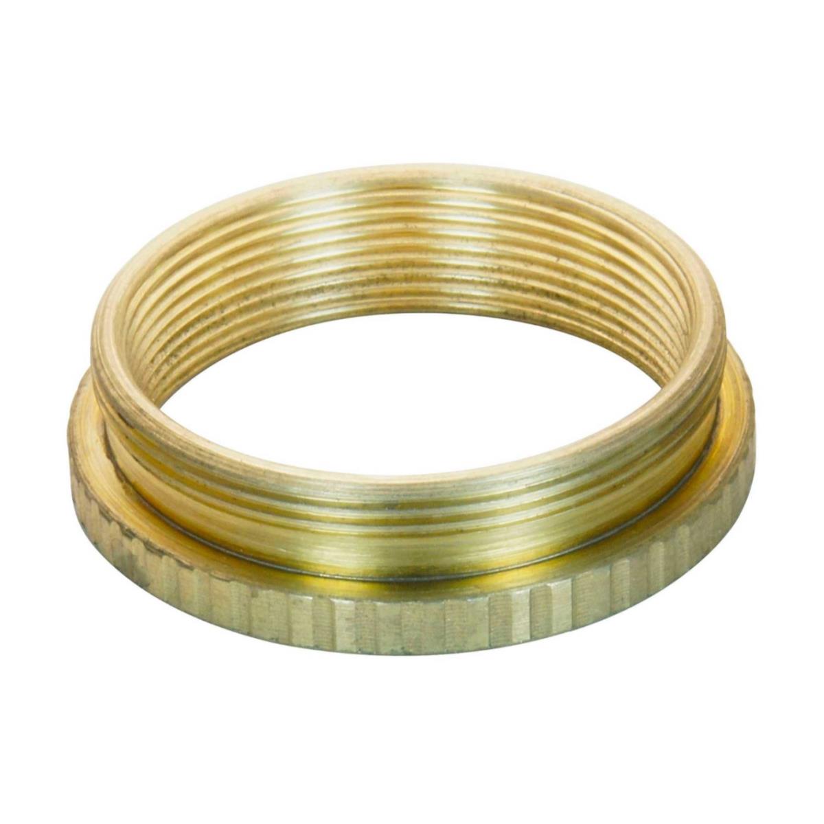 M27x0.75 male to M24x0.75 female thread adapter, bronze