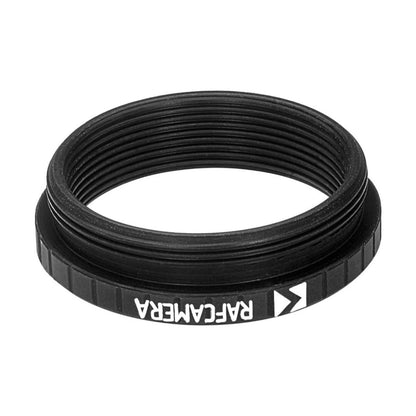 M27x0.75 male to M24x0.75 female thread adapter, black