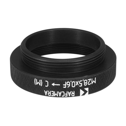 M28.5x0.6 female (1.25″ astronomy filters) to C-mount male thread adapter