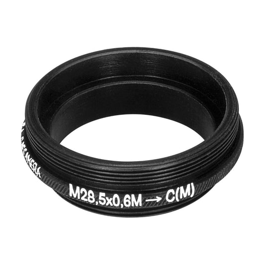 M28.5x0.6 male (1.25″ astronomy filters) to C-mount male thread adapter