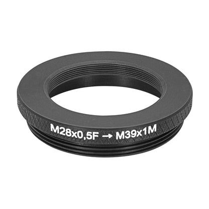 M28x0.5 female to M39x1 male thread adapter