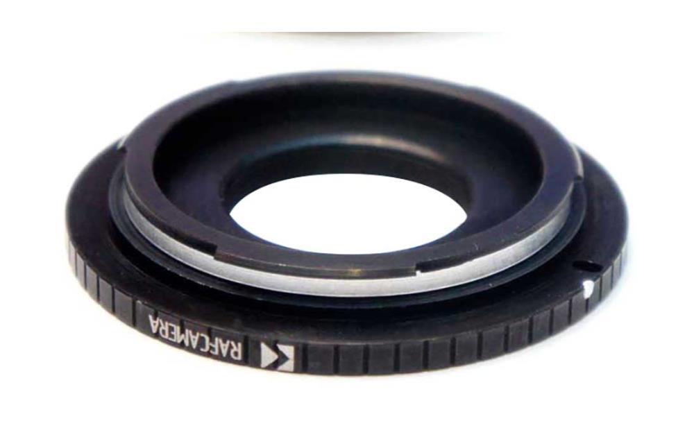 M28x0.75 female thread to Canon EOS camera mount adapter