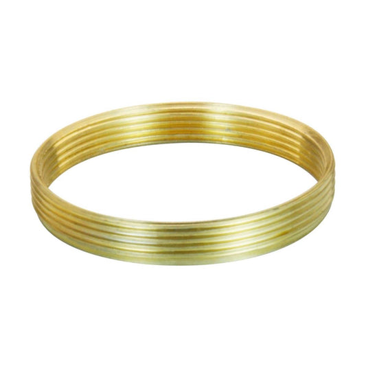 M30x0.75 male to M28x0.75 female thread adapter, flangeless, bronze