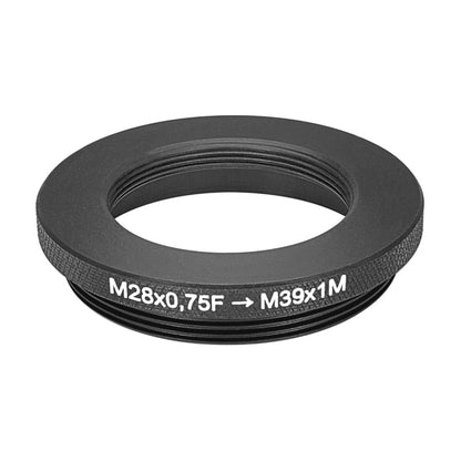 M28x0.75 female to M39x1 (LTM) male thread adapter