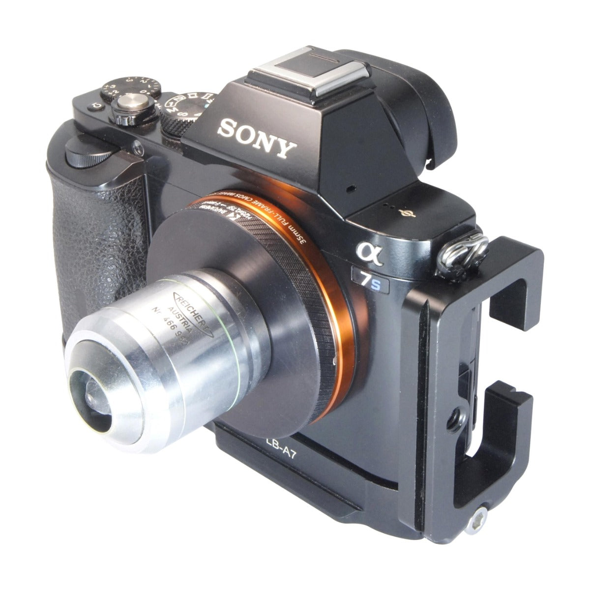 M28x0.75 female thread to Sony E-mount camera adapter