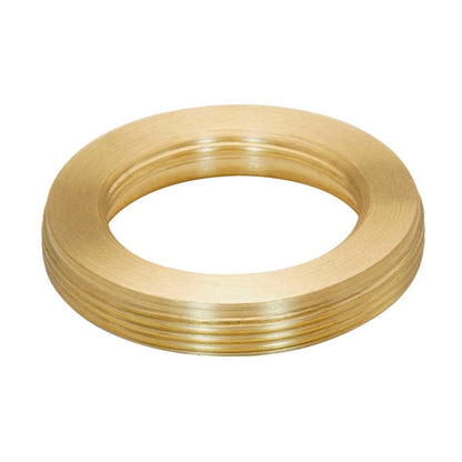 M28x0.75 male to M19x0.75 female thread adapter, flangeless, bronze