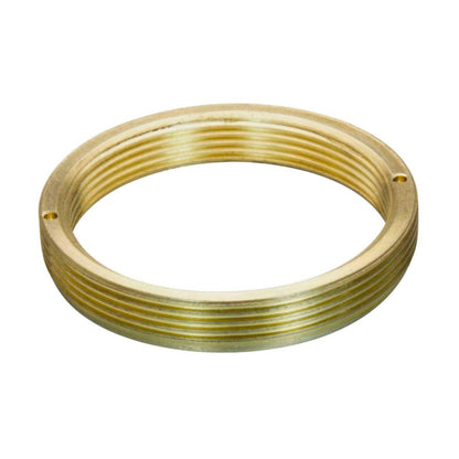 M28x0.75 male to M24x0.75 female thread adapter, flangeless, bronze