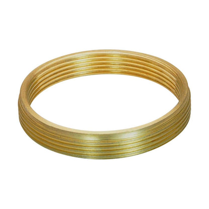 M28x0.75 male to M25x0.75 female thread adapter, flangeless, bronze
