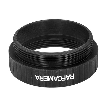 M28x0.75 male to M27x0.75 female thread adapter, black