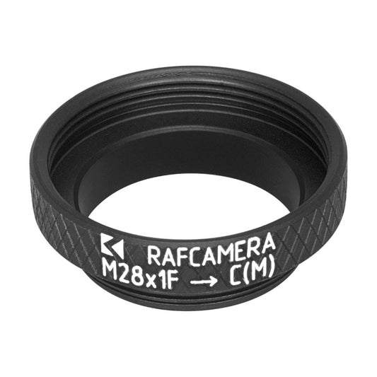 M28x1 female thread to C-mount camera adapter