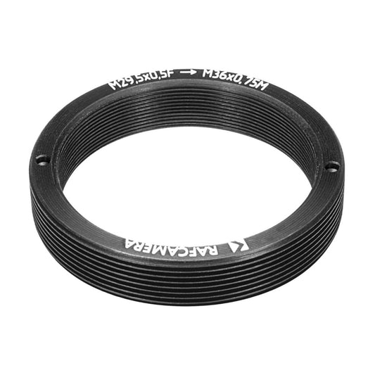 M29.5x0.5 female to M36x0.75 male thread adapter for Copal shutters
