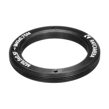 M29.5x0.5 female to M40x0.75 male thread adapter for Copal shutters